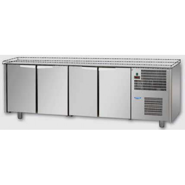 Tavolo refrigerato con 4 porte senza piano di lavoro TF04MID60SP